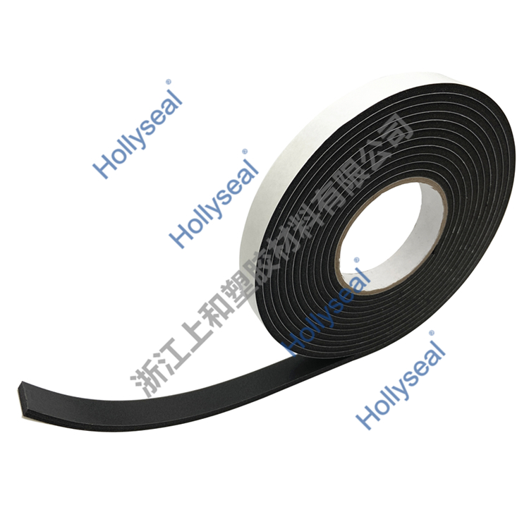 Hollyseal?PVC單面自粘泡棉膠帶 厚度1mm~25mm，密度110kg/m3~500kg/ m3